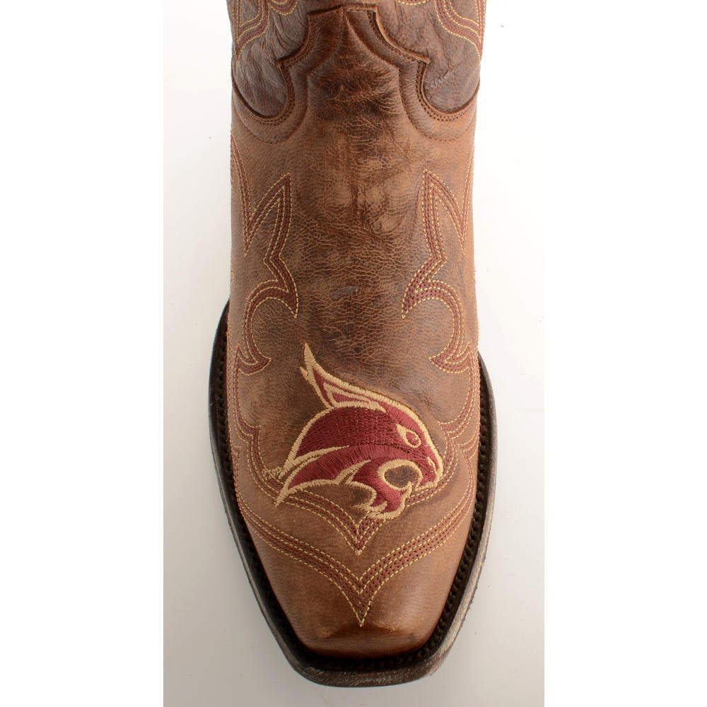 Gameday Boots Men's Texas State Leather Boots - Wide Width