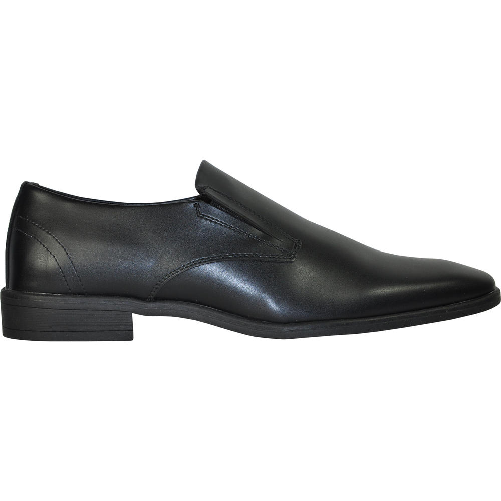 VANGELO Men's TUX-4 Dress Loafer - Black Wide Width Avail