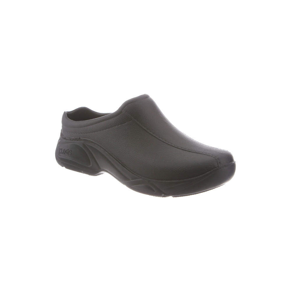 Klogs Footwear Unisex Sedalia Black Polyurethane Open-Back Slip-Resistant Shoes