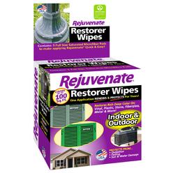 Rejuvenate Pre-Saturated Restorer Wipes Penetrating Formula Restores Shines and Protects Faded, Oxidized, Sun-Damaged Outdoor Su
