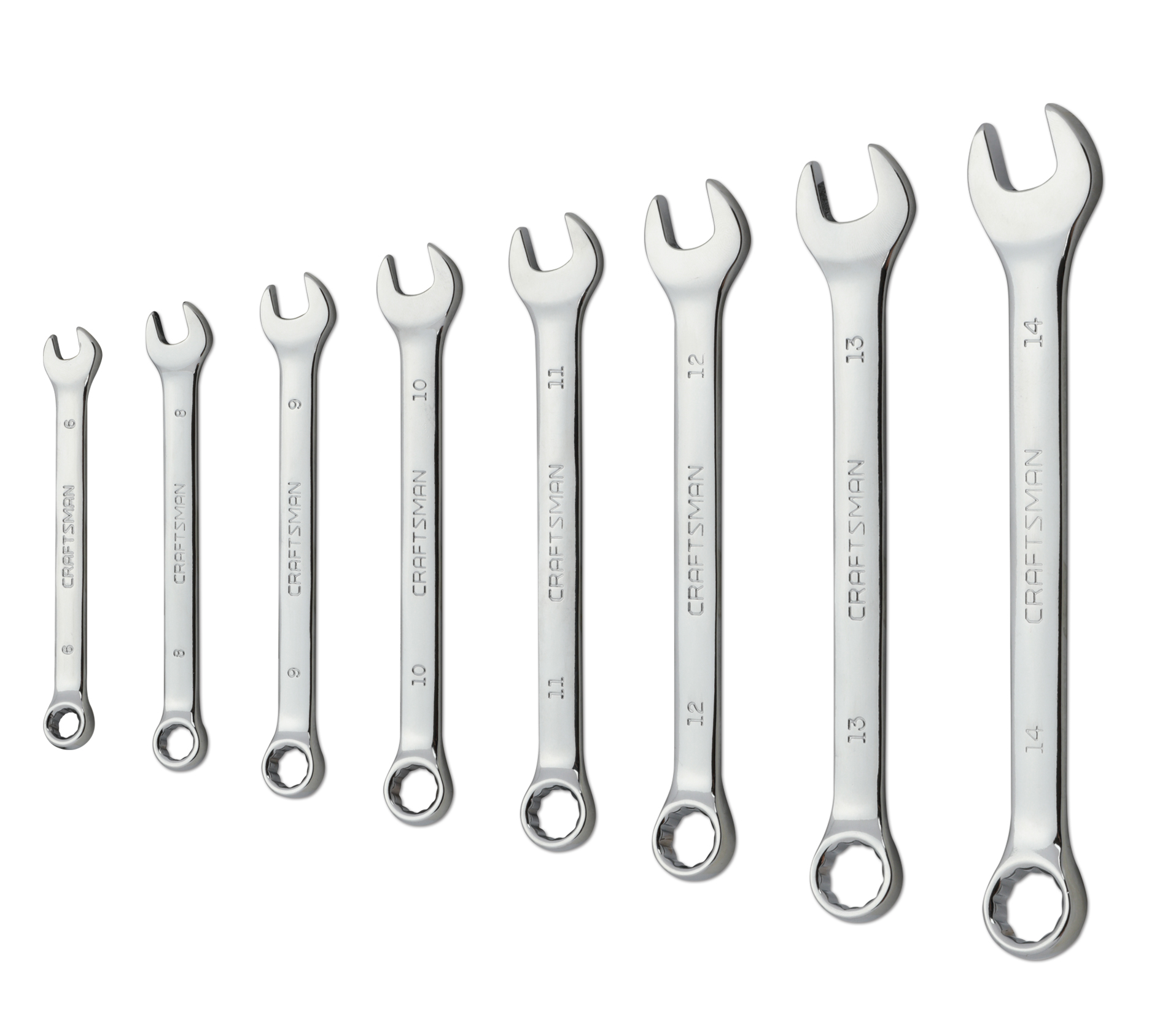 Craftsman Ratcheting Chrome Polished Wrenches in Various Sizes Choose Size