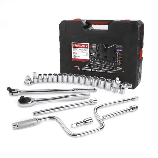 Craftsman 70793 23 pc. Metric Socket Wrench Set Sears Outlet