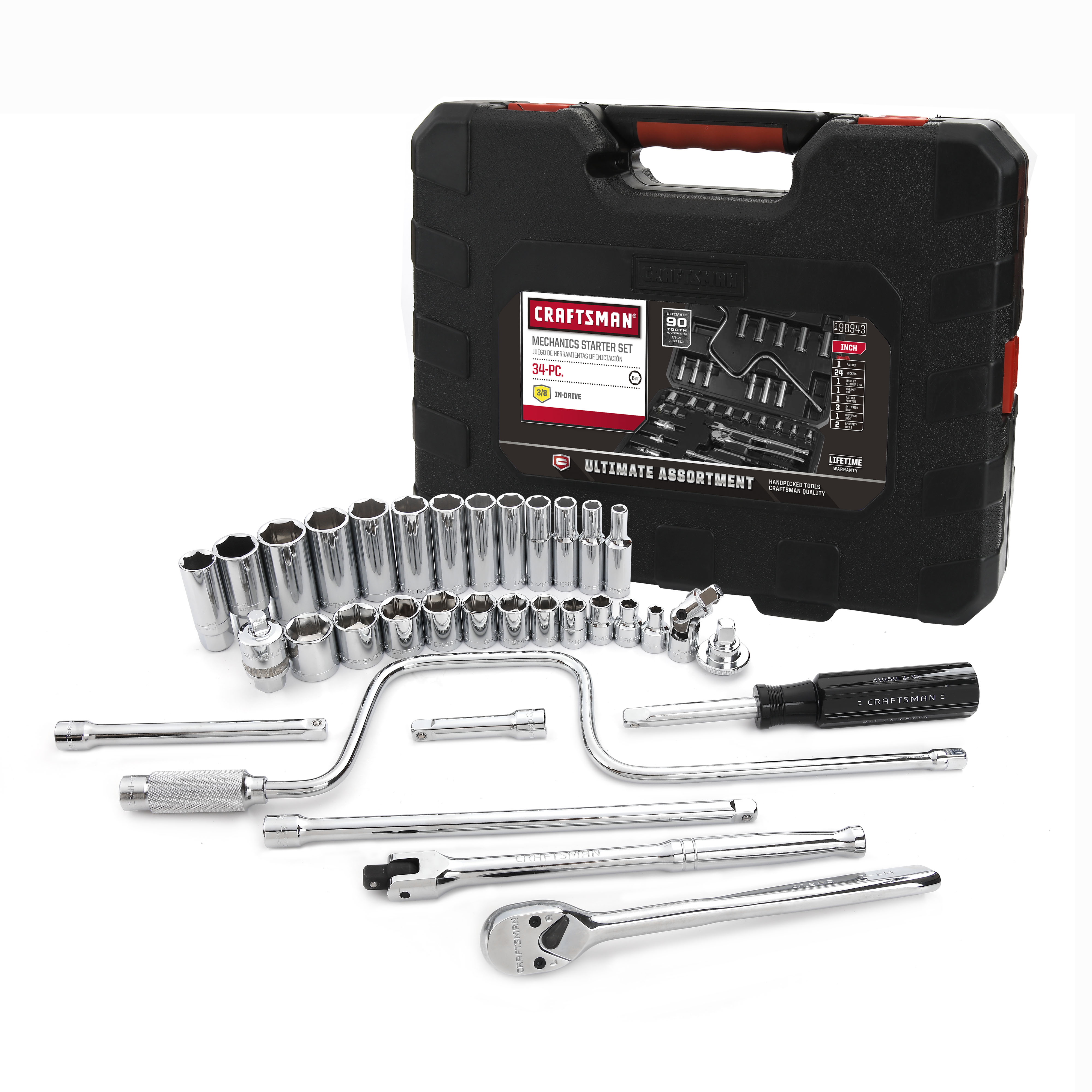 Craftsman 34 pc. Inch Mechanic's Starter Set Shop Your Way Online