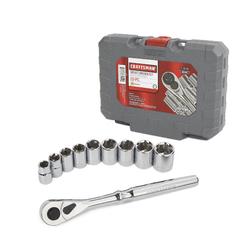 Craftsman 10-Piece 6-Point 3/8-in Metric Socket Wrench Set