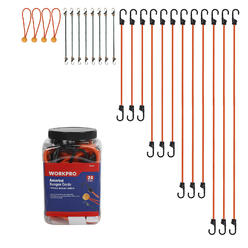 WORKPRO 24pc. Assorted Bungee Cord Set