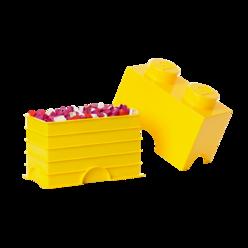 LEGO Room Copenhagen RMC-40020632-C LEGO Storage Brick 2, Bright Yellow