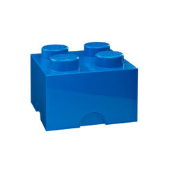 lego storage brick 4, blue