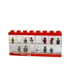LEGO Room Copenhagen Lego Minifigure Display Case 16 Red, Large