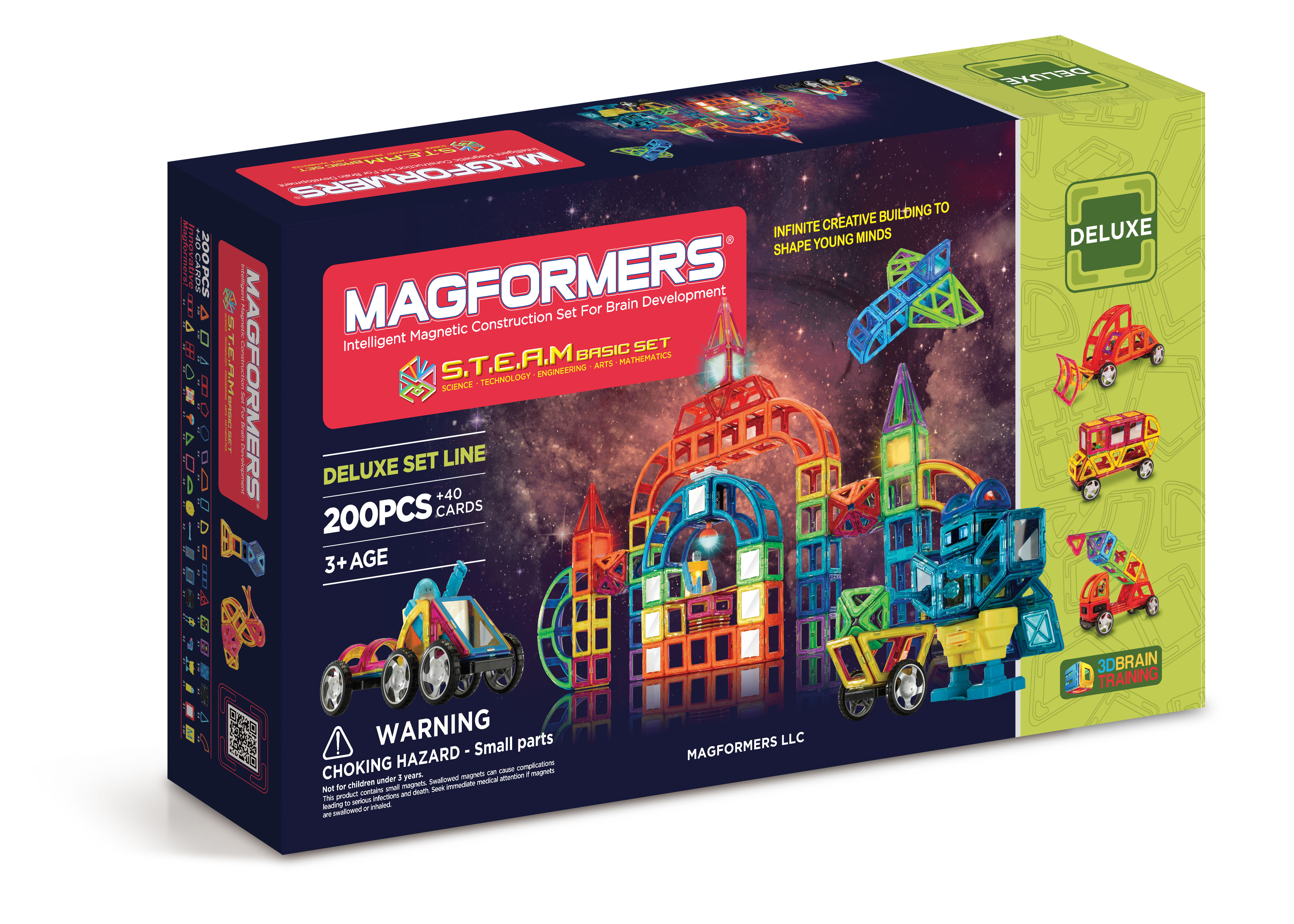 Magformers Cube House Frog 20-Piece Magnetic Construction