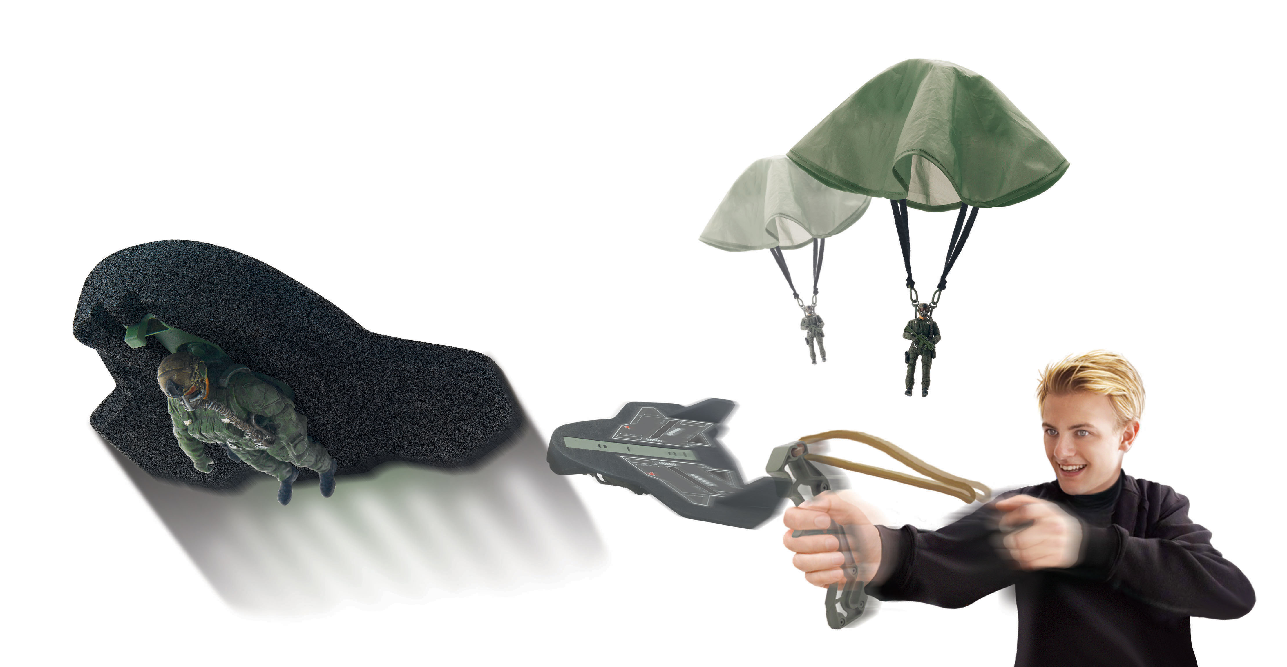 UPC 021105045796 - 1:18 Army Ranger Air Assault Glider Playset ...