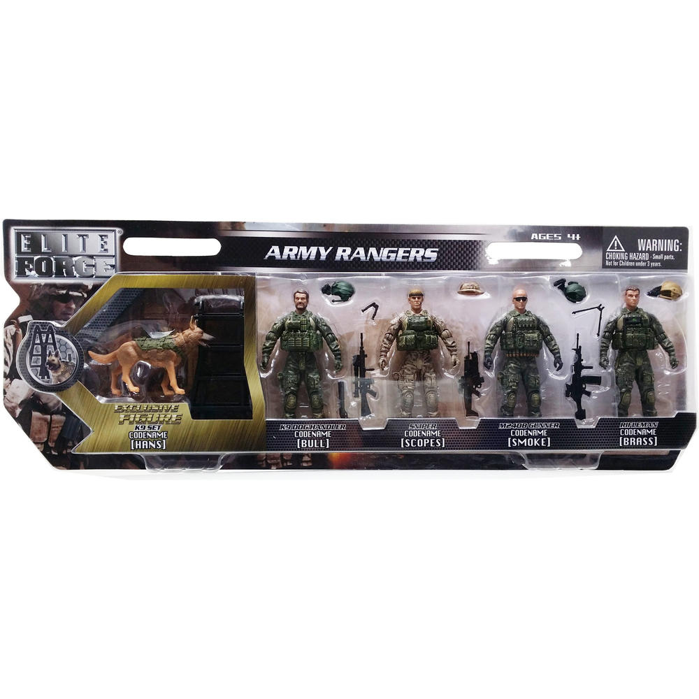 Blue Box Toys Army Rangers - 4pk.