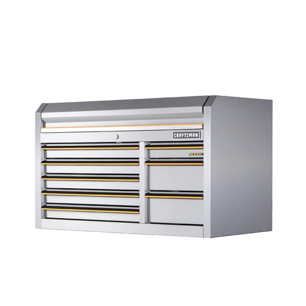 Craftsman CR4108A Pro Series 41" 8Drawer Top Chest Stainless Steel