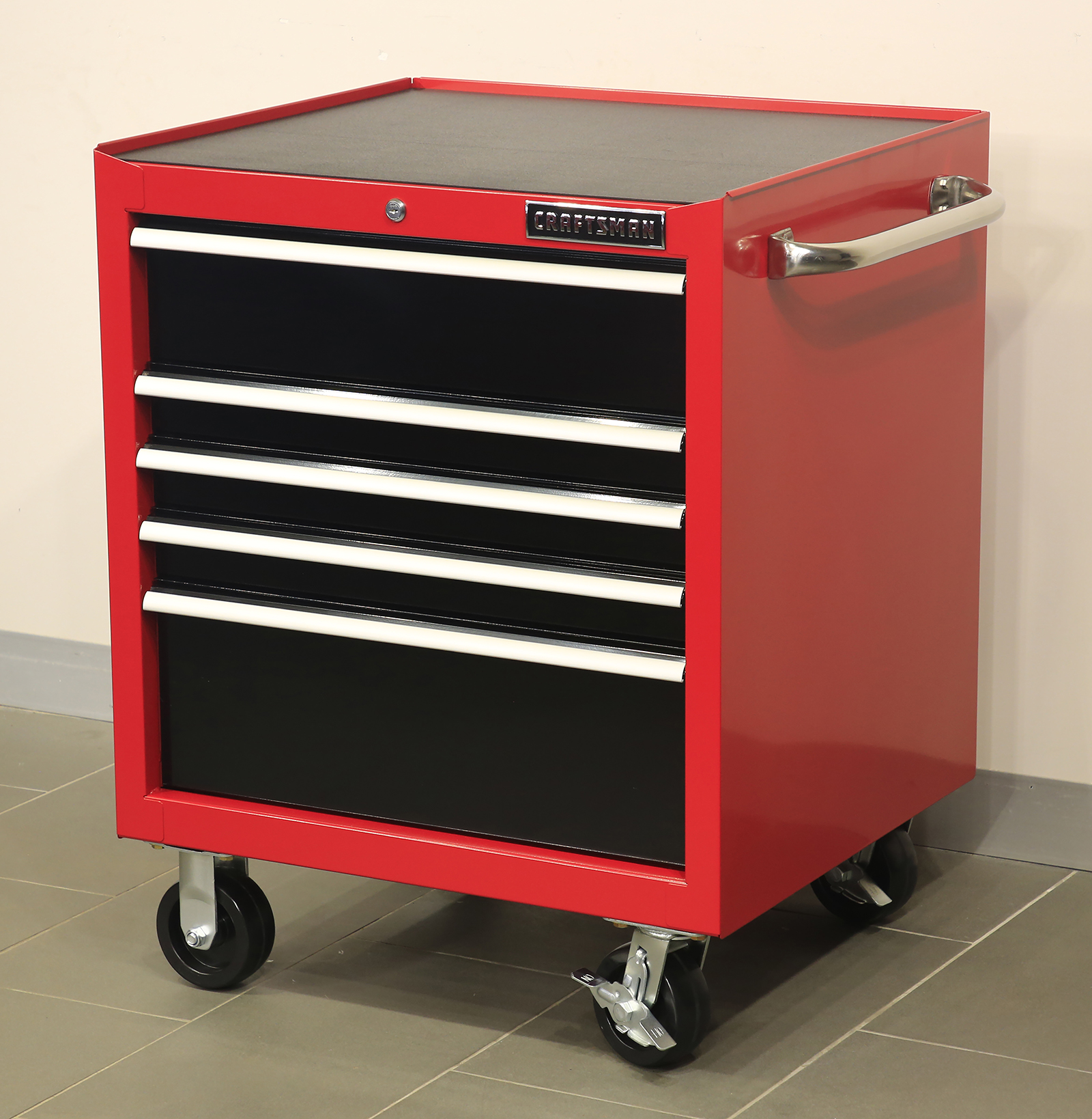 Craftsman 27 5 Drawer Rolling Cabinet Red