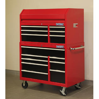 Craftsman 41 6 Drawer Top Chest Red