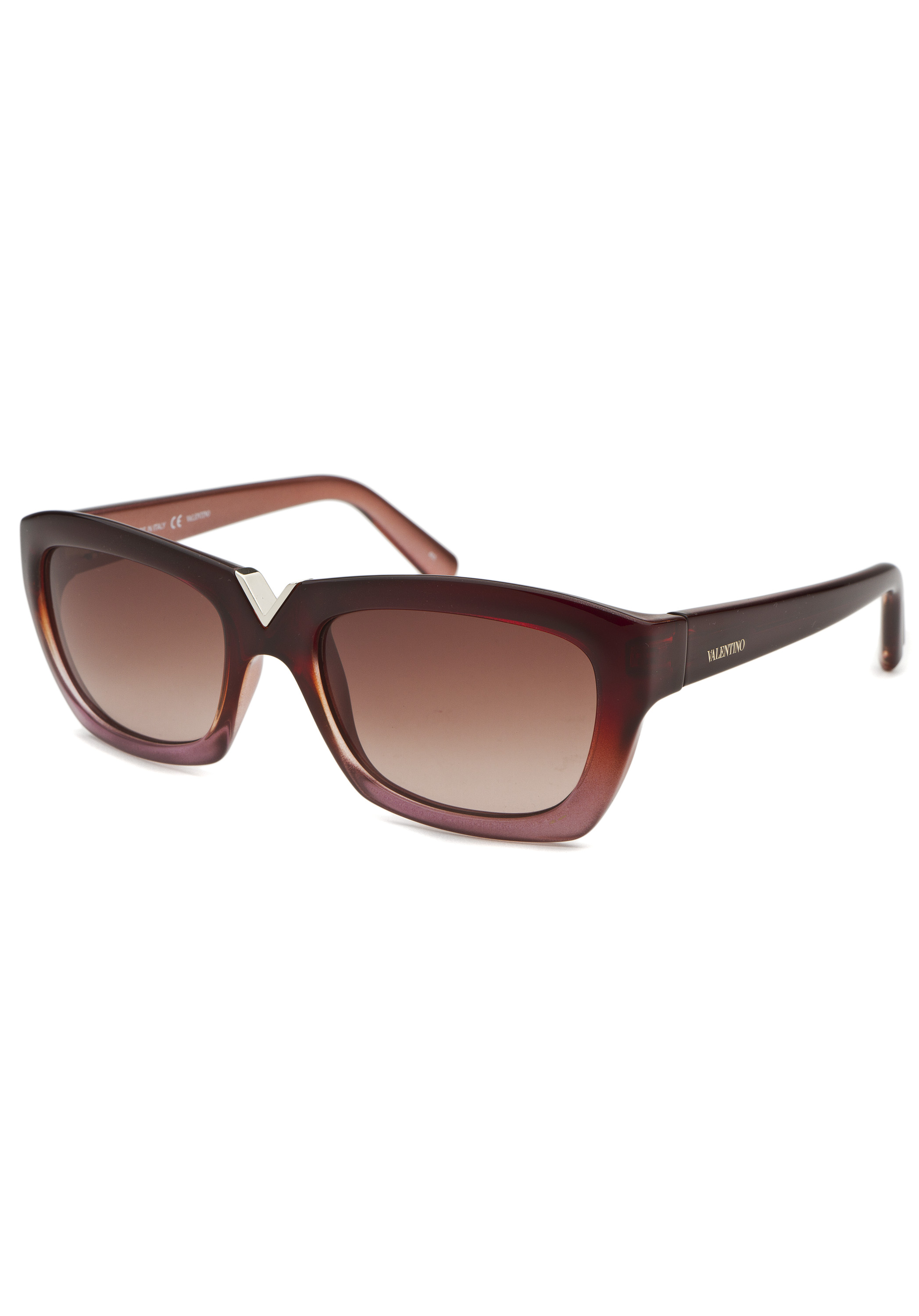 Valentino Women's Cat Eye Wine Red Sunglasses