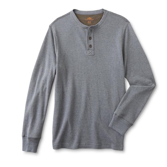 Northwest Territory Men's Big & Tall Thermal Henley Shirt