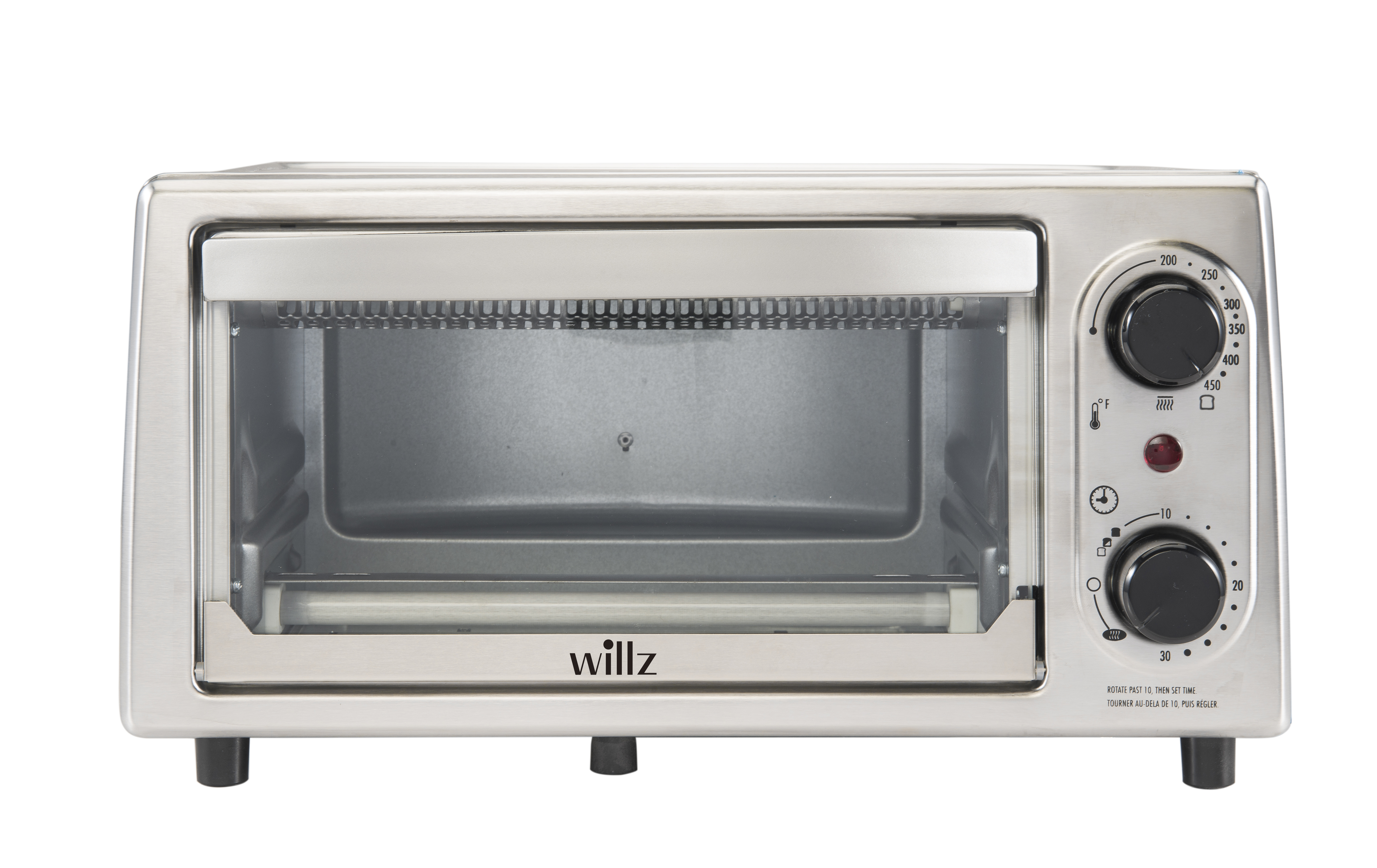 WILLZ KWS1010JV7YE 4Slice Toaster Oven Stainless Steel Shop Your