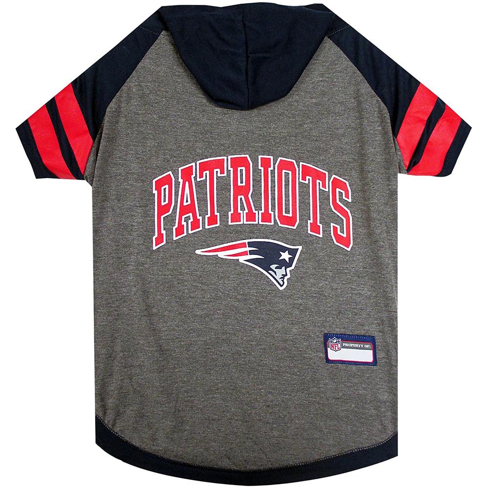 Pets First Co. New England Patriots Pet Hoodie Tee Shirt