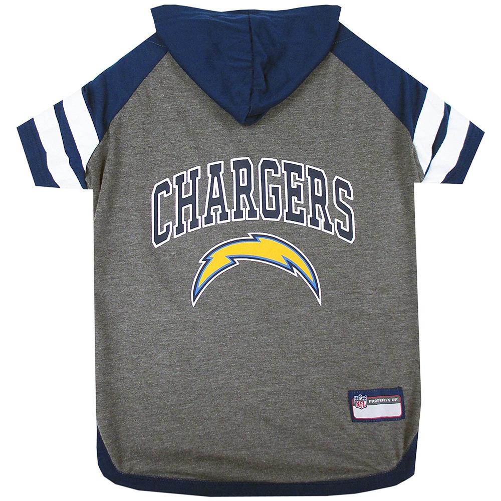 Pets First Co. San Diego Chargers Pet Hoodie Tee Shirt