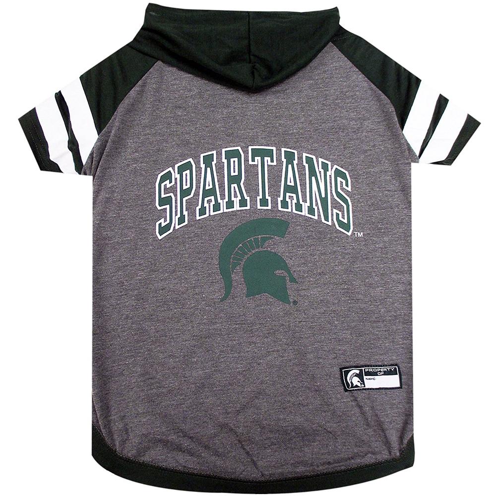 Pets First Co. Michigan State Spartans Pet Hoodie Tee Shirt
