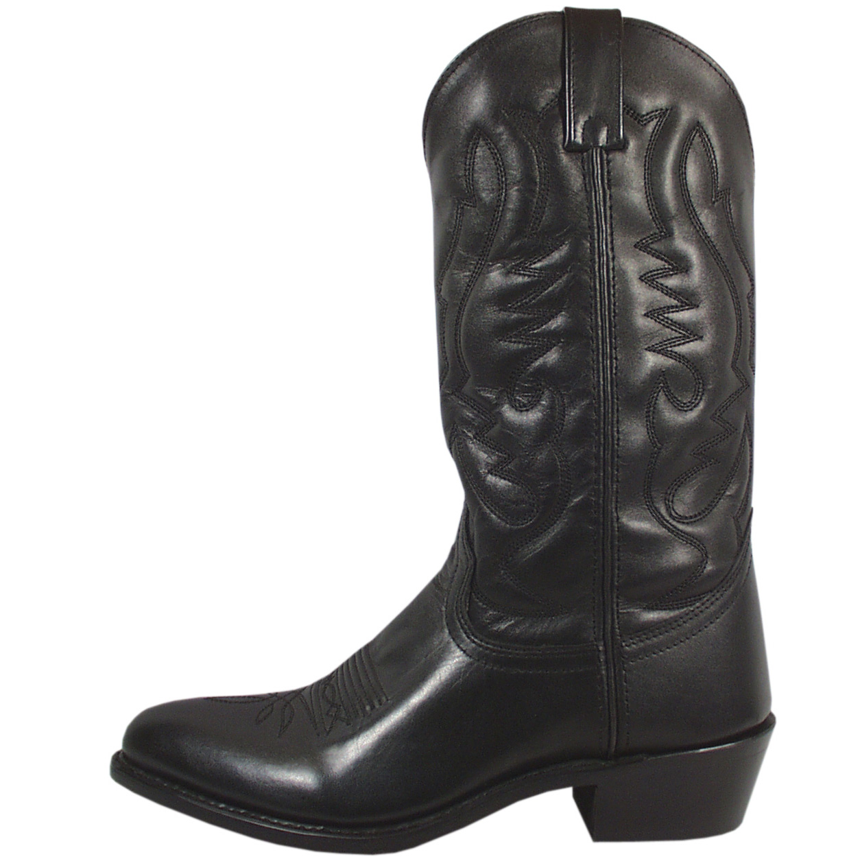 Smoky Mountain Boots Men's 4032 Denver 11" Leather Cowboy Boot Wide Width Available - Black