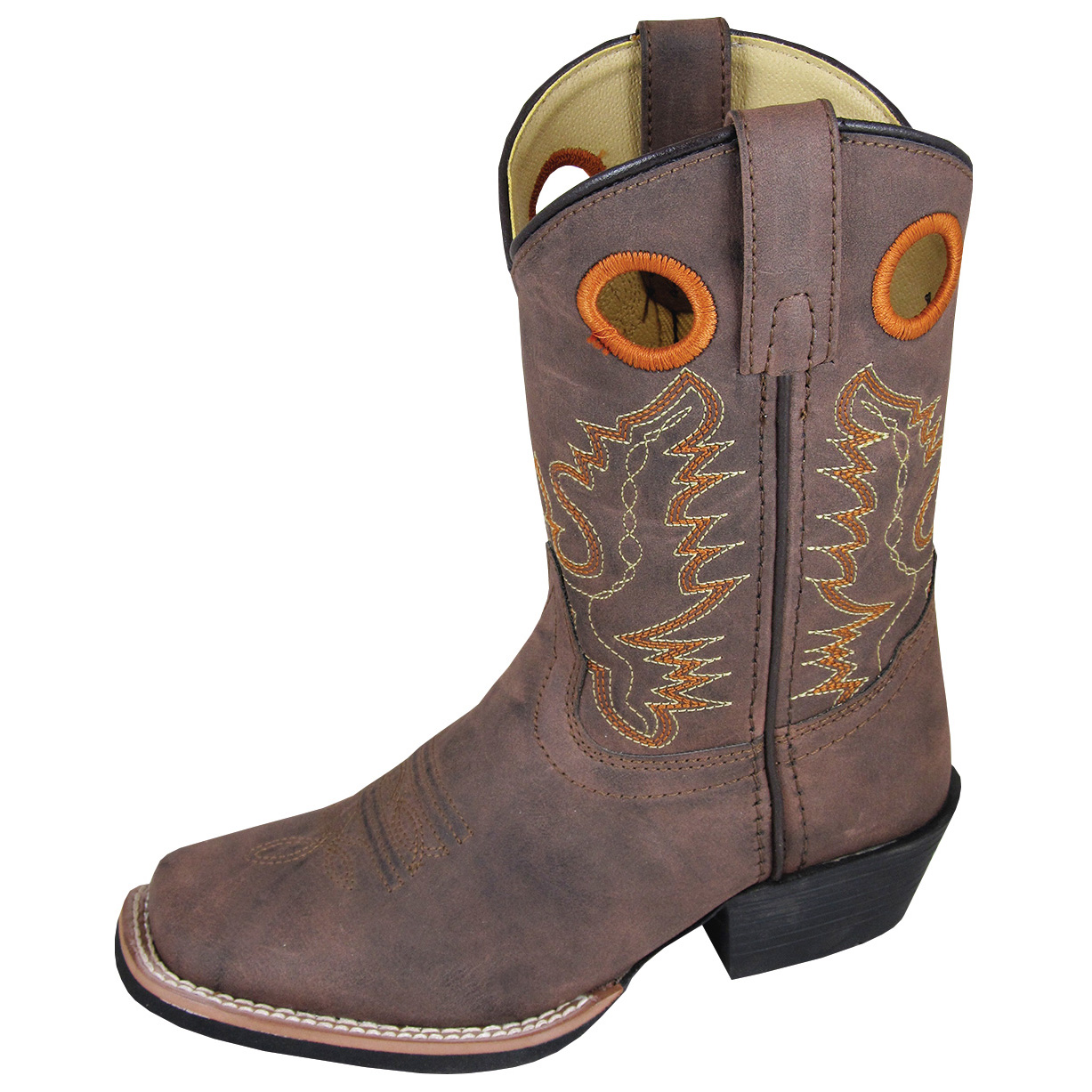 Smoky Mountain Boots Kid's Memphis Brown Distress Cowboy Boot