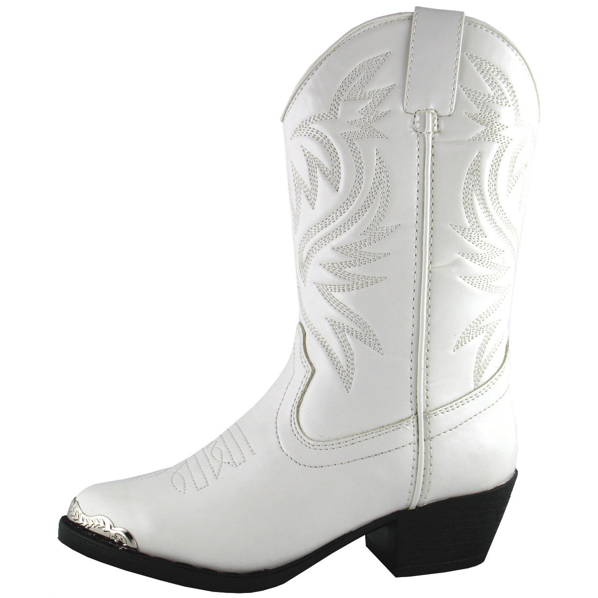 Smoky Mountain Boots Kid's Mesquite White Cowboy Boot
