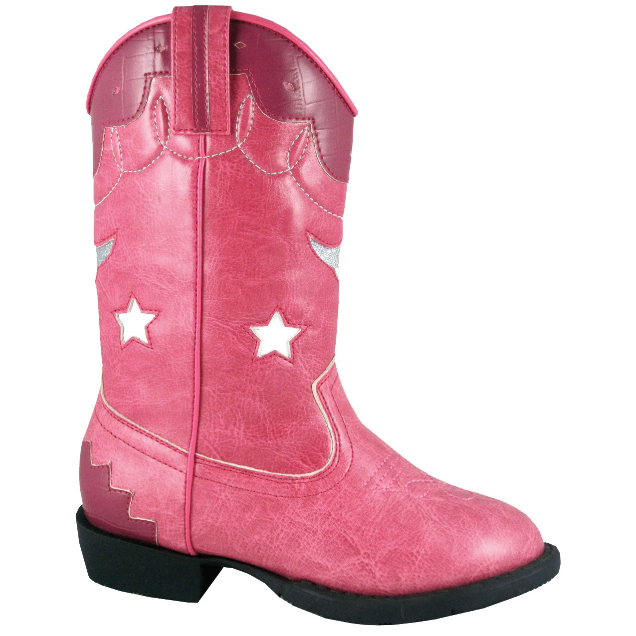 Smoky Mountain Boots Kid's Austin Lights Pink Cowboy Boot Flashing lights