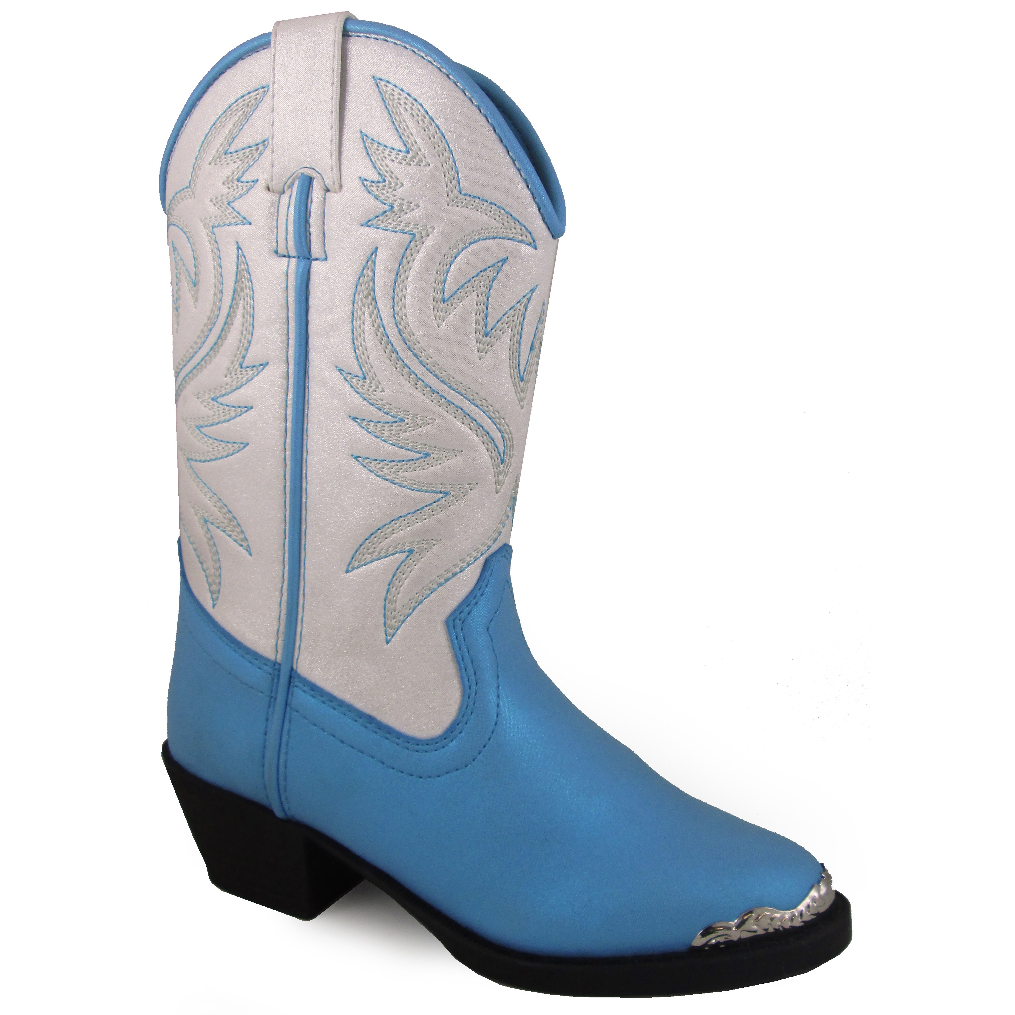 Smoky Mountain Boots Kid's Lily Blue/White Cowboy Boot