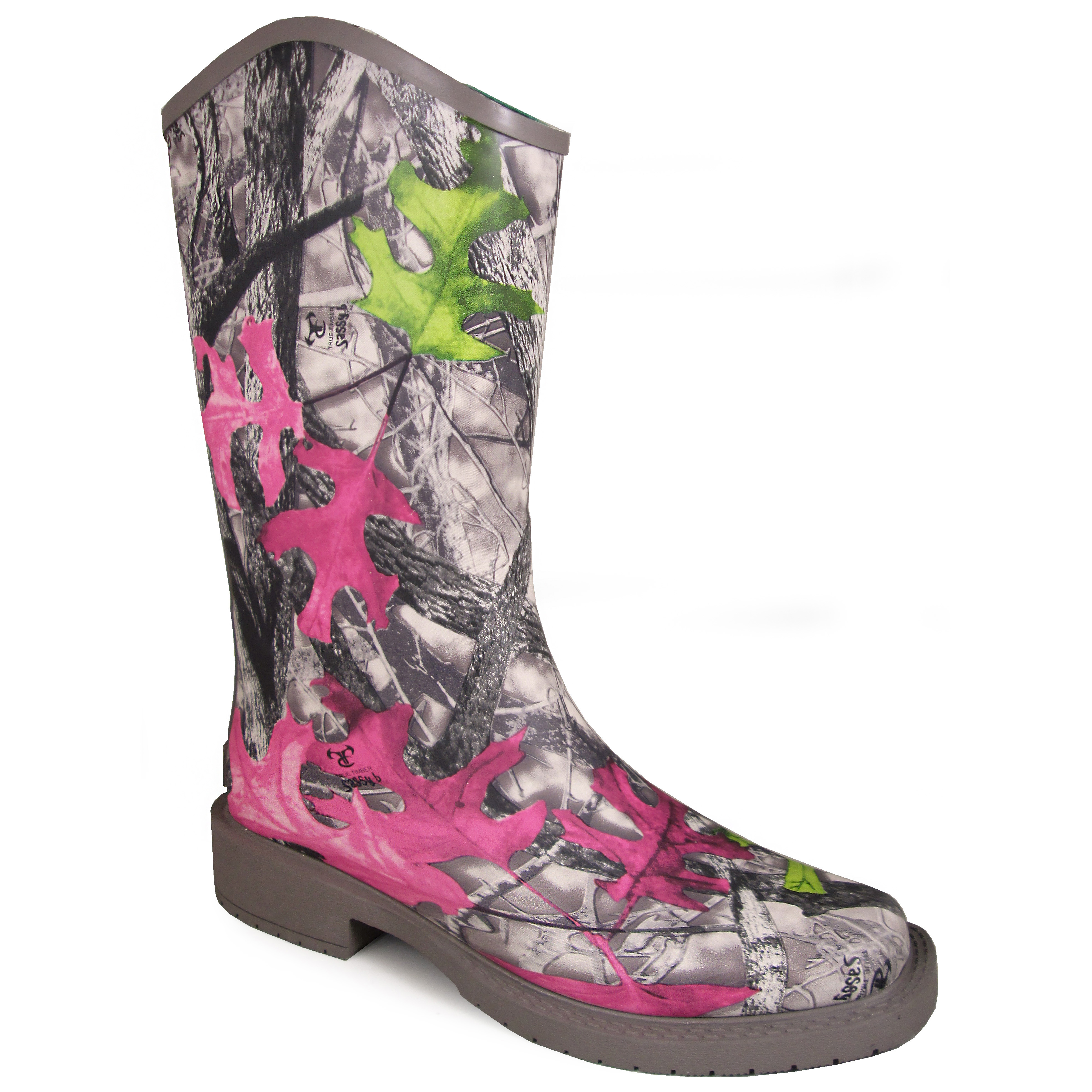 womens camo rubber boots