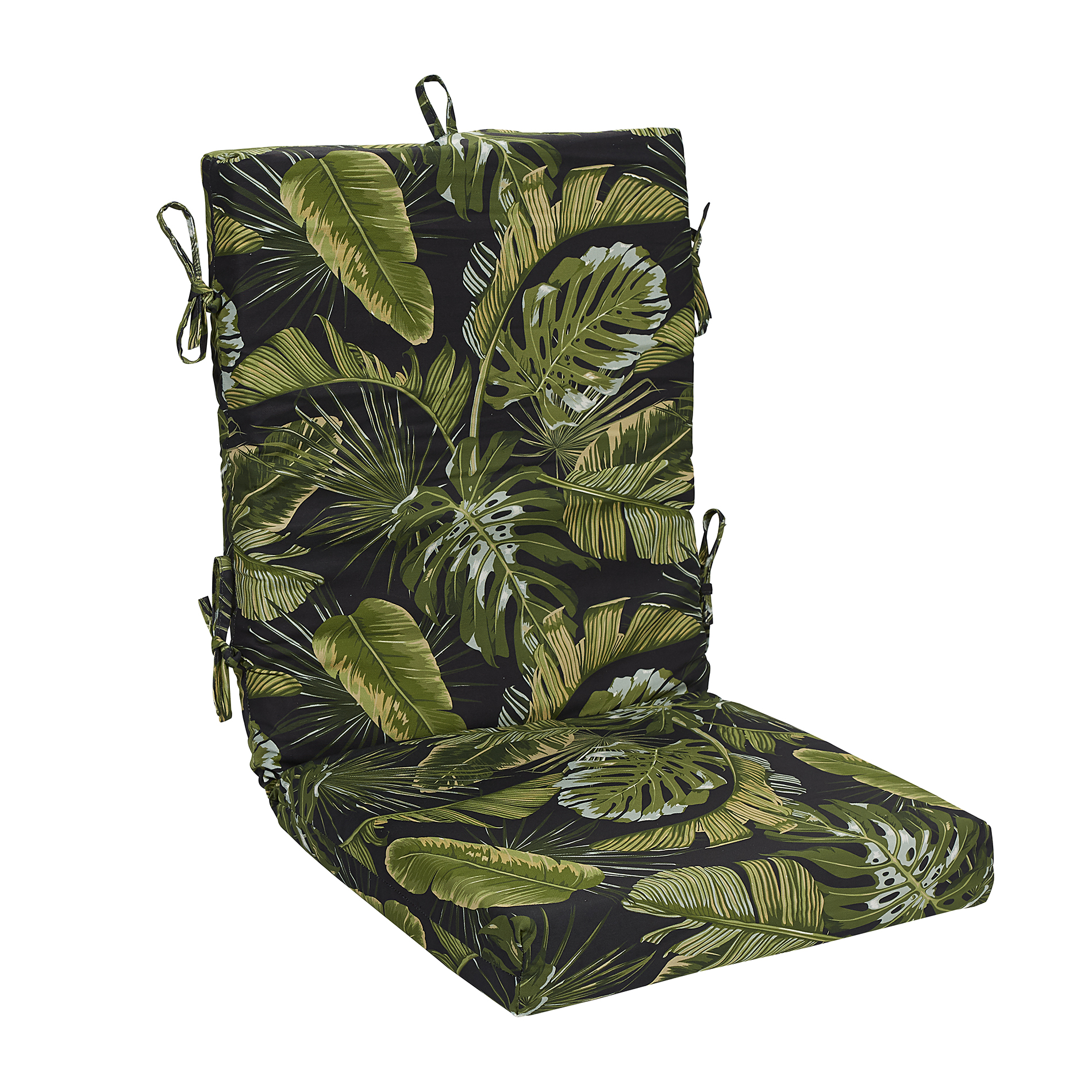 Sutton Rowe Outdoor Chair Cushion Palm Leaves