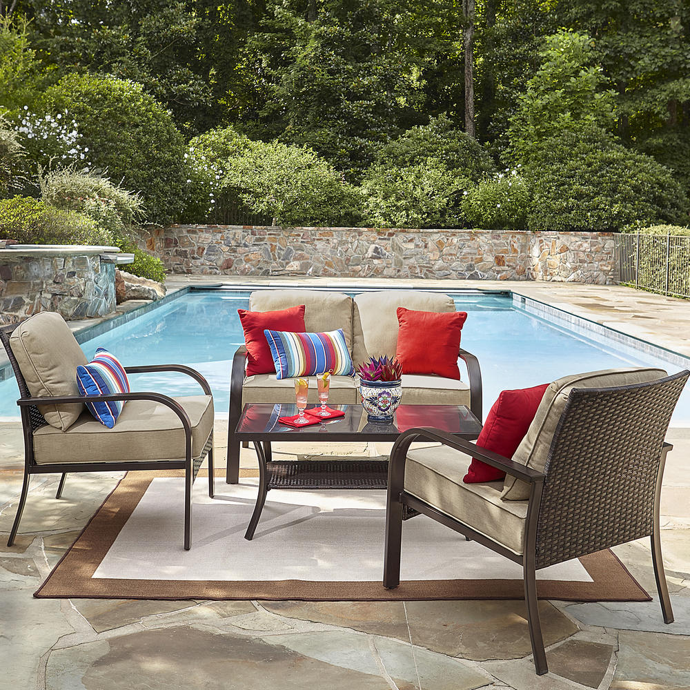 Sutton Rowe Logandale 4 pc. Outdoor Seating Set