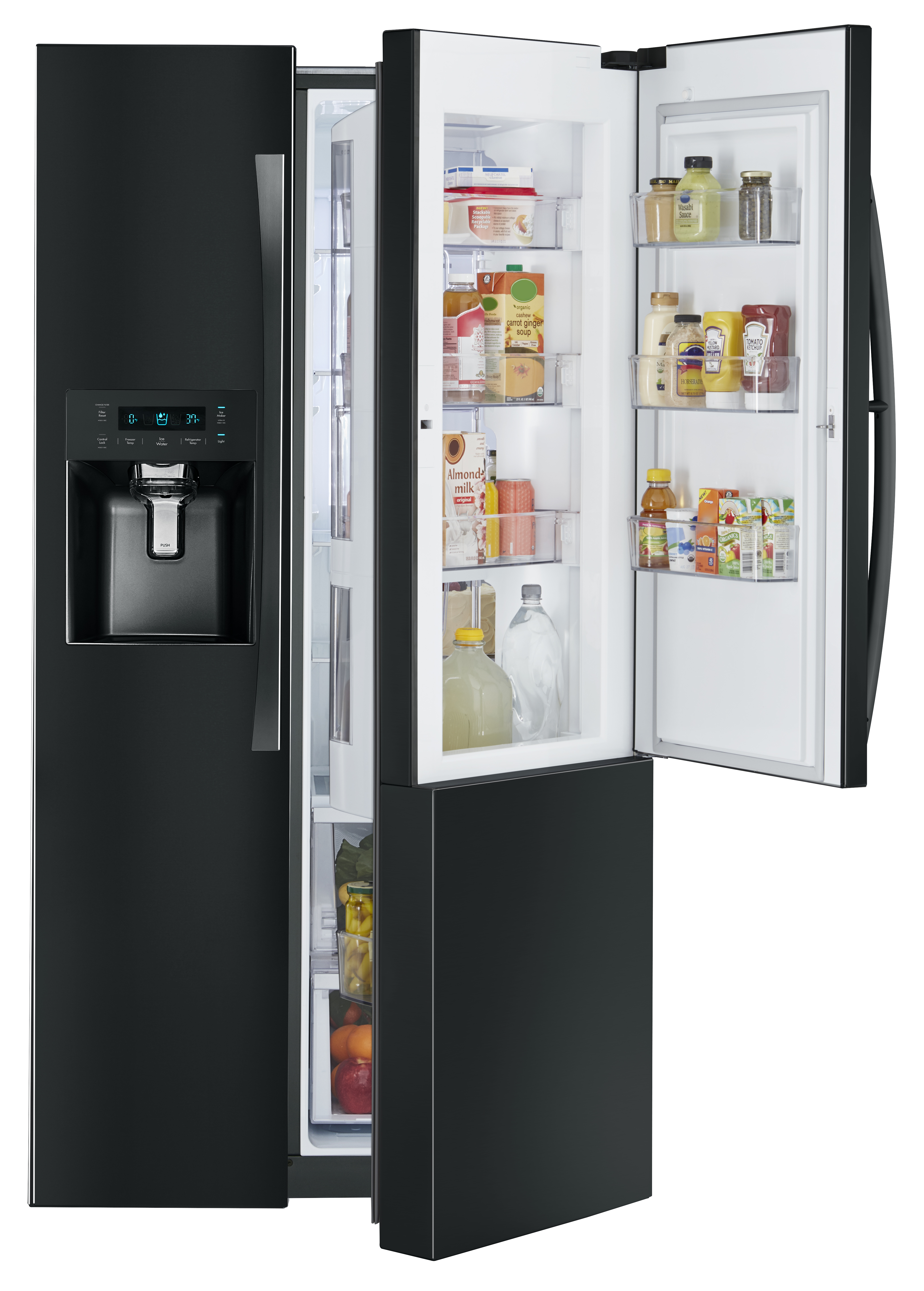 Холодильник с ледогенератором купить. Холодильник Side by Side с ледогенератором. Холодильник LG двухдверный с ледогенератором. Холодильник Side by Side eigen. Холодильник (Side-by-Side) Novex nssn017832s.