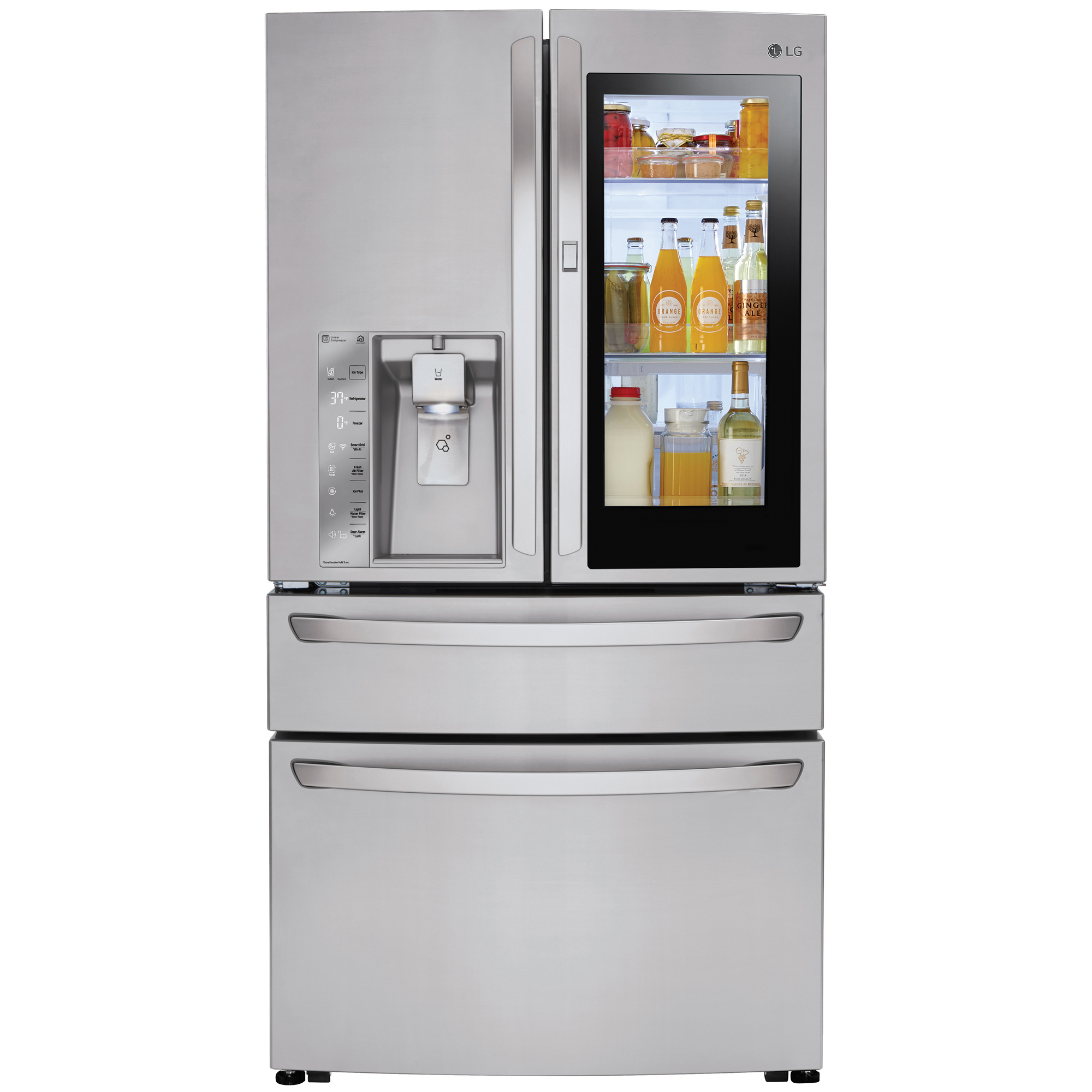 LG LMXC23796S 23 cu. ft. 4-Door French Door Counter-Depth Refrigerator