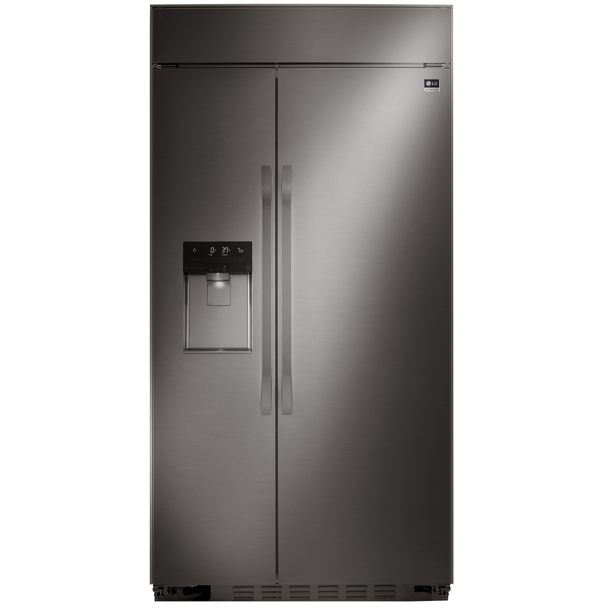 LG STUDIO LSSB2696BD 26 cu. ft. SidebySide Refrigerator Black Stainless