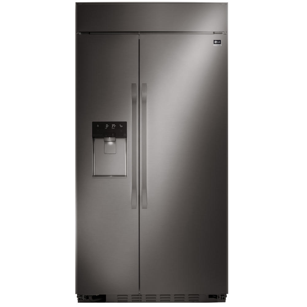 LG STUDIO LSSB2696BD 26 cu. ft. Side-by-Side Refrigerator &#8211; Black Stainless