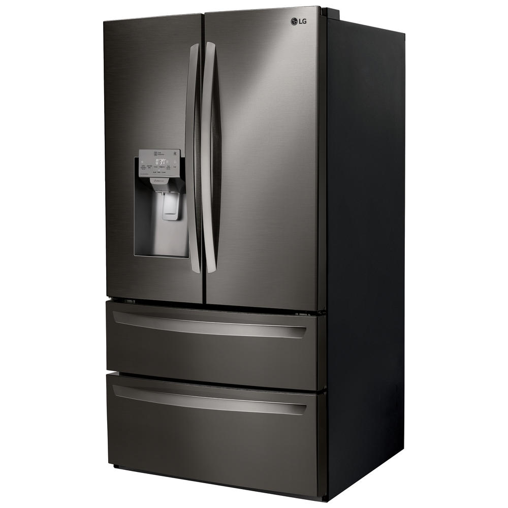 LG LMXS28626D   27.8 cu. ft. Smart Wi-Fi Enabled 4-Door French Door Refrigerator - Black Stainless Steel