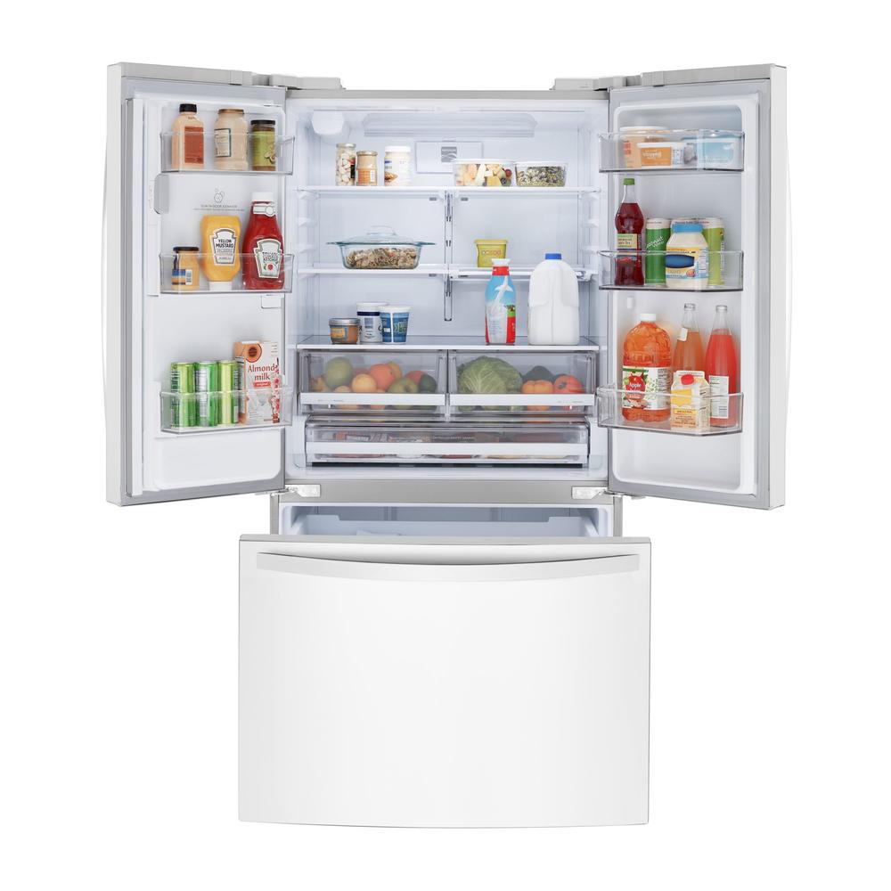 Kenmore 73102  27.9 cu. ft. Smart French Door Refrigerator - White