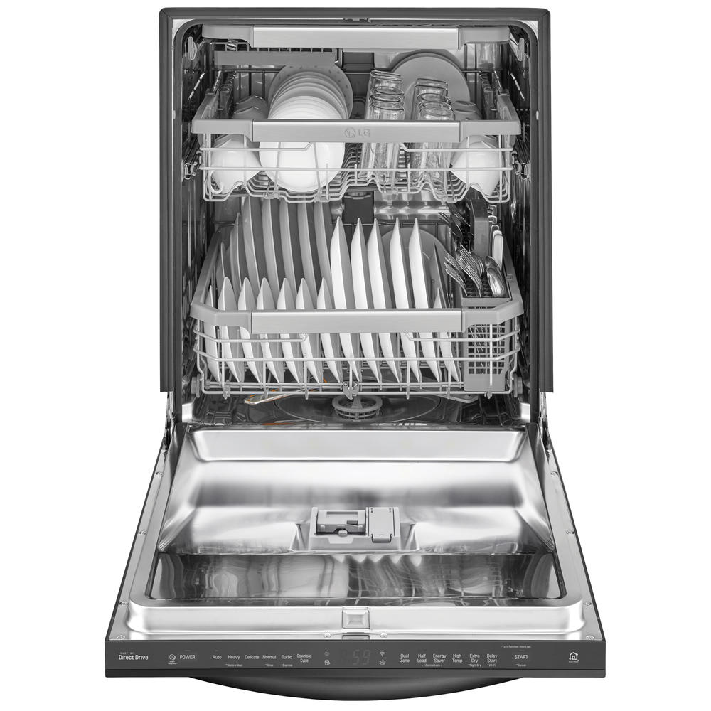 LG LDT7797BM 24" Top Control Dishwasher w/ QuadWash Matte Black