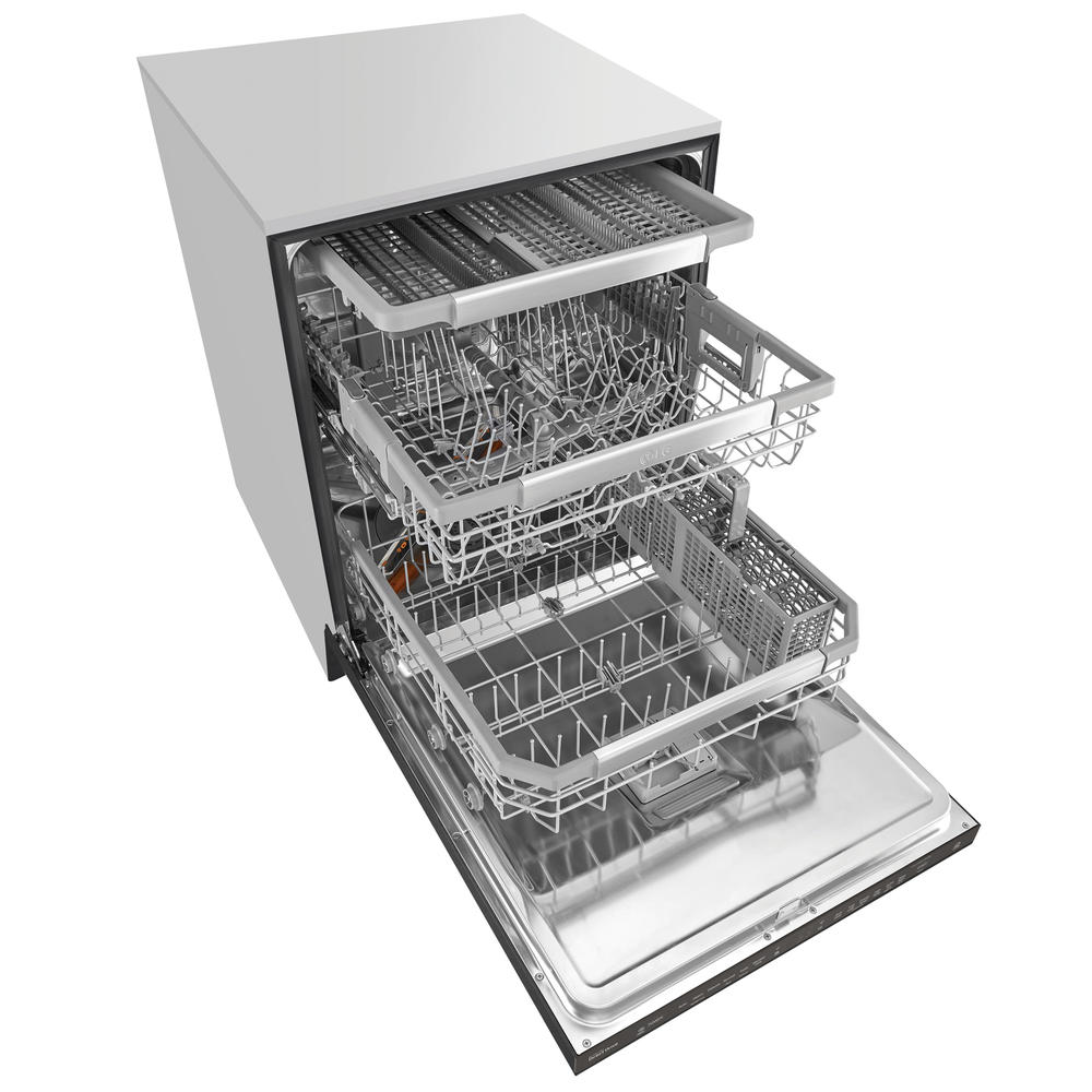 LG LDT7797BM 24" Top Control Dishwasher w/ QuadWash Matte Black