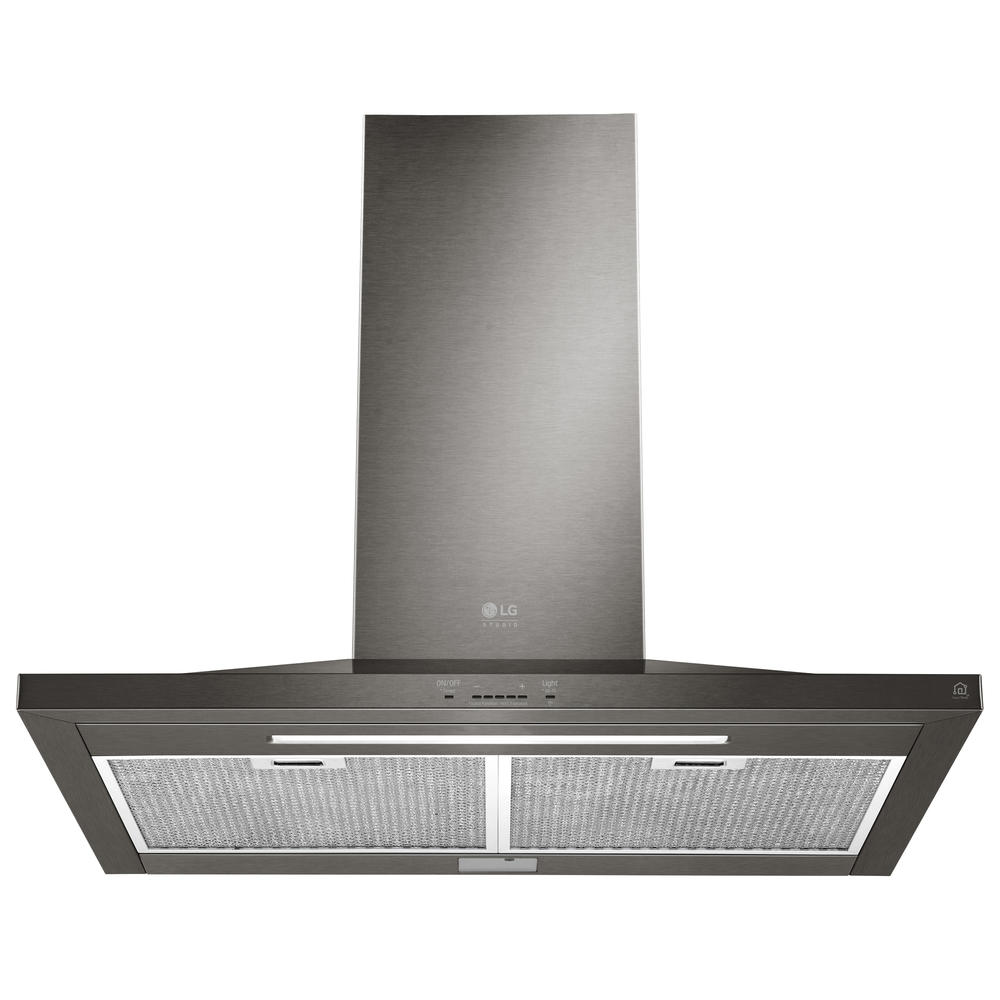 LG STUDIO LSHD3089BD 30" Wall Mount WiFi Enabled Range Hood Black