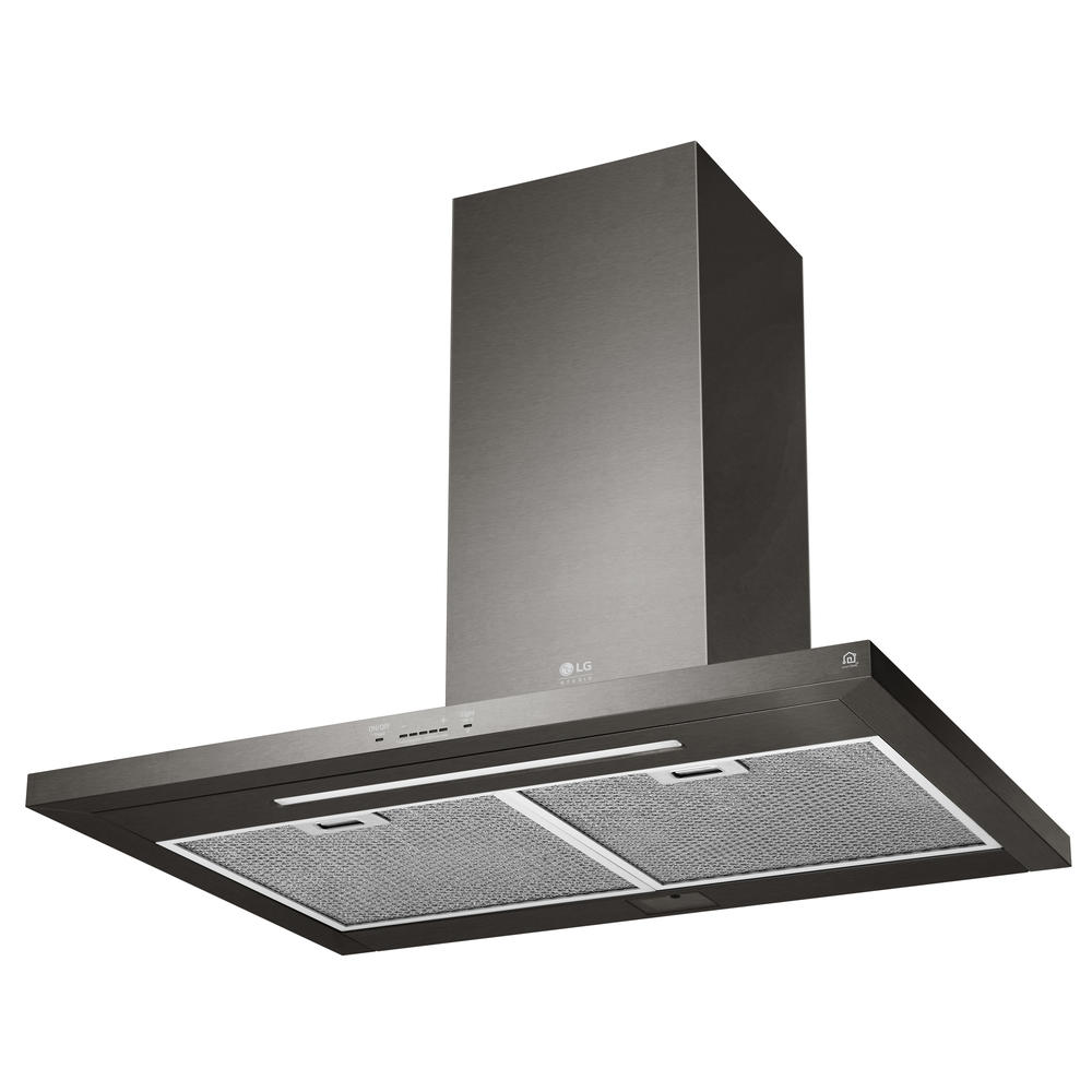 LG STUDIO LSHD3089BD 30" Wall Mount WiFi Enabled Range Hood Black