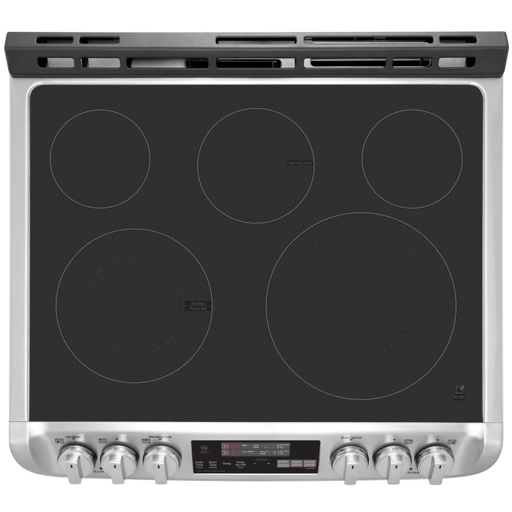 LG LTE4815ST 7.3 cu. ft. Smart Double Electric Range w/ ProBake Convection&#8482; - Stainless Steel