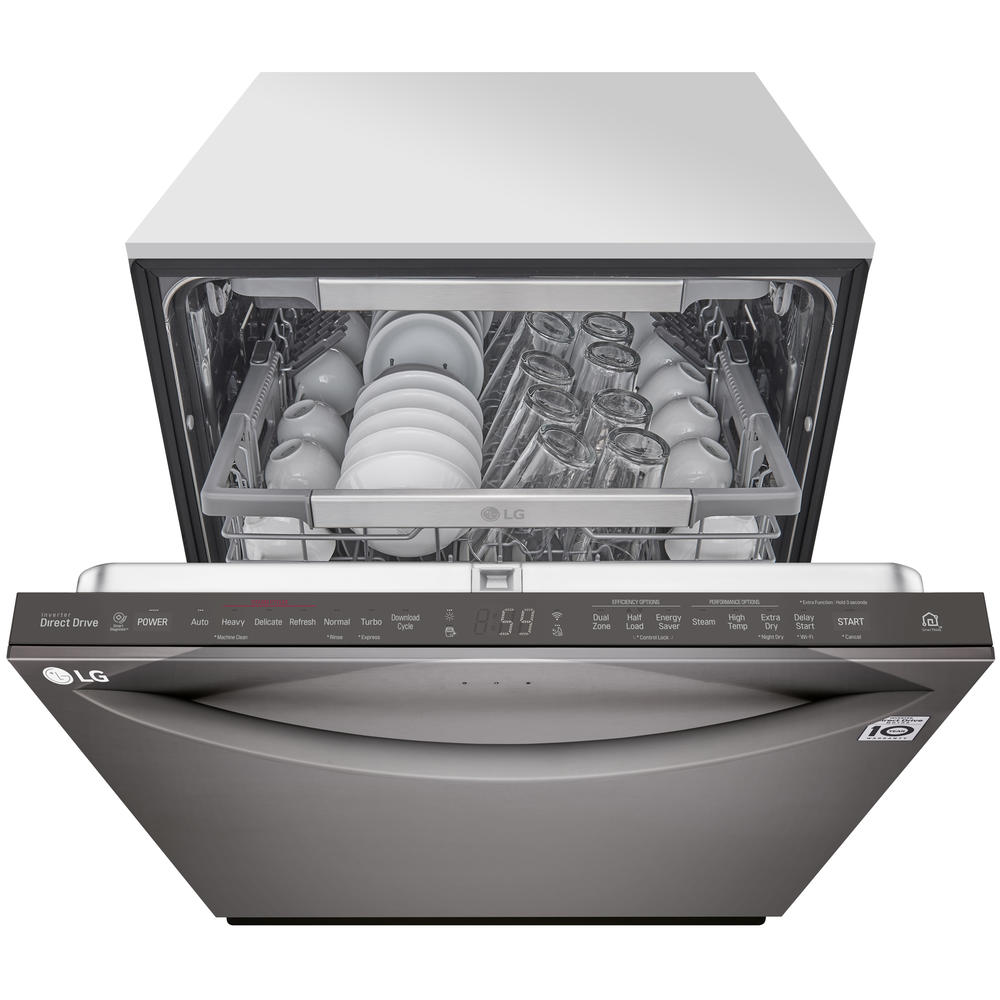 LG LDT7808BD Smart WiFi Enabled Top Control Dishwasher w/ QuadWash