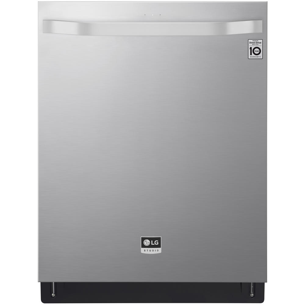 LG STUDIO LSDT9908ST 24" Top Control Dishwasher w/ QuadWash - Stainless Steel