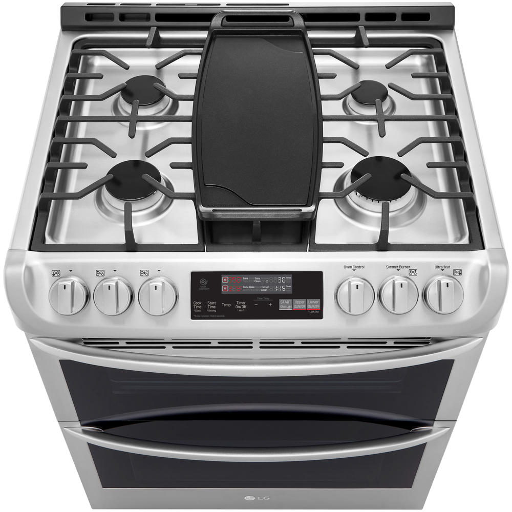 LG LTG4715ST 6.9 cu. ft. Smart Gas Slidein Range w/ ProBake Convection™ Stainless Steel