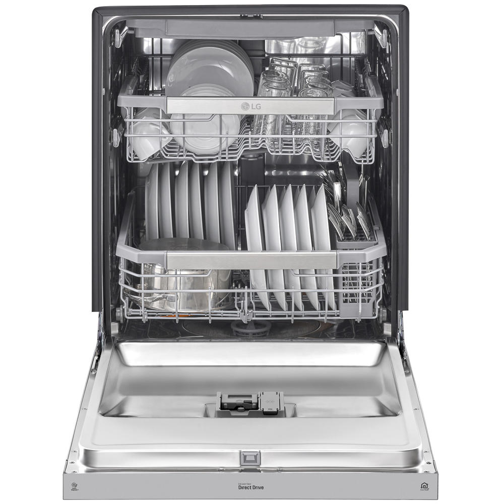 LG LDF5678ST  Smart Wi-Fi Enabled Front Control Dishwasher w/ QuadWash & 3rd Rack &#8211; Stainless Steel