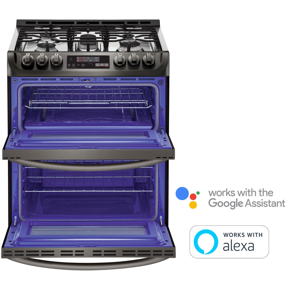 LG LTG4715BD 6.9 cu. ft. Smart Double Oven Gas Range w/ ProBake
