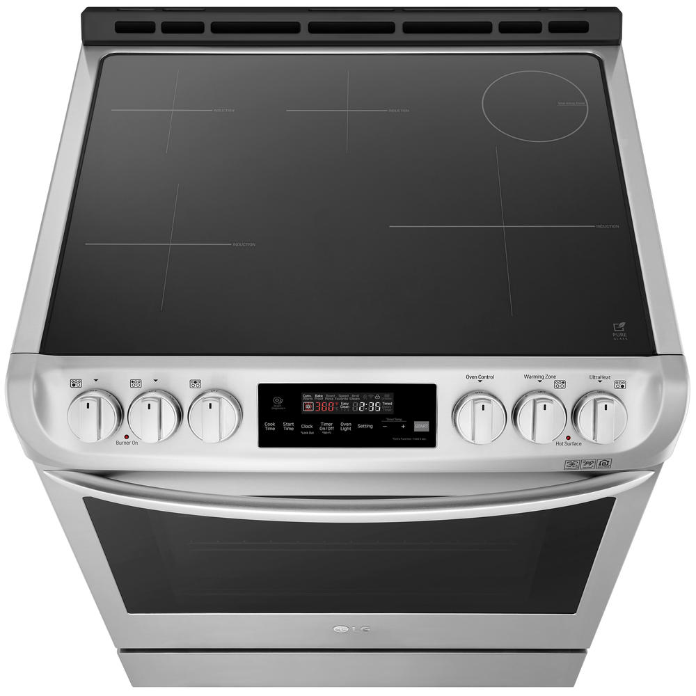 LG LSE4616ST 6.3 cu. ft. Smart WiFi Enabled Induction Slidein Range w