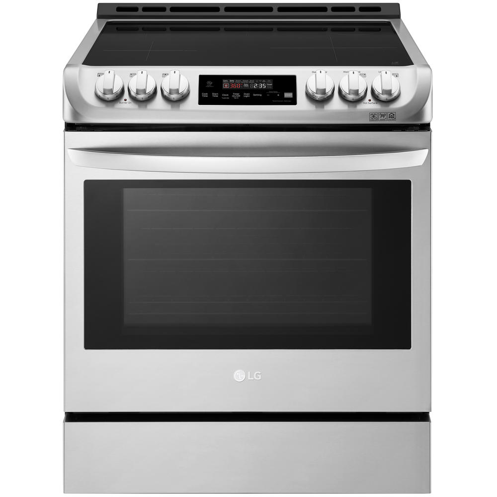 LG LSE4616ST  6.3 cu. ft. Smart Wi-Fi Enabled Induction Slide-in Range w/ ProBake Convection&#174; & EasyClean&#174; - Stainless Steel
